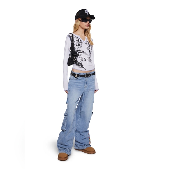 New Ed Hardy top Thermal Long Sleeve - Picture 7 of 7